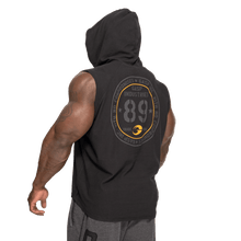 Gasp Thermal Sleeveless Hoodie Washed Black