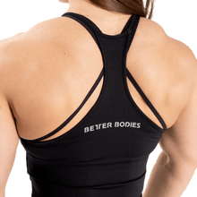 Better Bodies Performance Crop Halter, Black