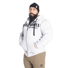 Better Bodies Graphic Hoodie, Light Grey Melange