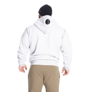 Better Bodies Graphic Hoodie, Light Grey Melange