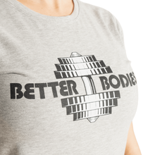 Better Bodies Regular Tee,Light Grey Melange