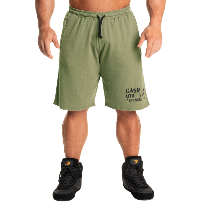 Gasp Thermal Shorts Washed Green