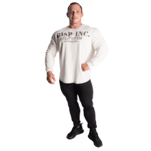 Gasp Thermal Gym Sweater Off White