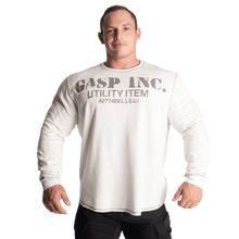 Gasp Thermal Gym Sweater Off White