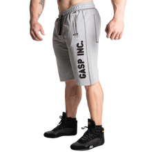 Gasp Division Sweatshorts, Light Grey Melange