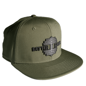 Better Bodies Flatbill Cap, Washed Green