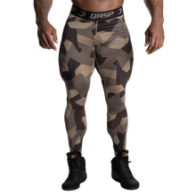 Gasp Core Tights, Green Stealth Camo