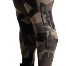 Gasp Core Tights, Green Stealth Camo