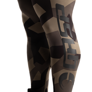 Gasp Core Tights, Green Stealth Camo