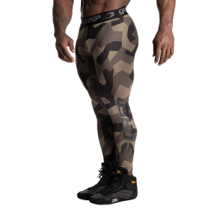 Gasp Core Tights, Green Stealth Camo