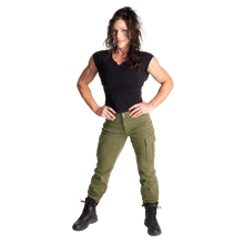 Better Bodies Cargo pants, Washed Green