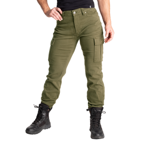 Better Bodies Cargo pants, Washed Green