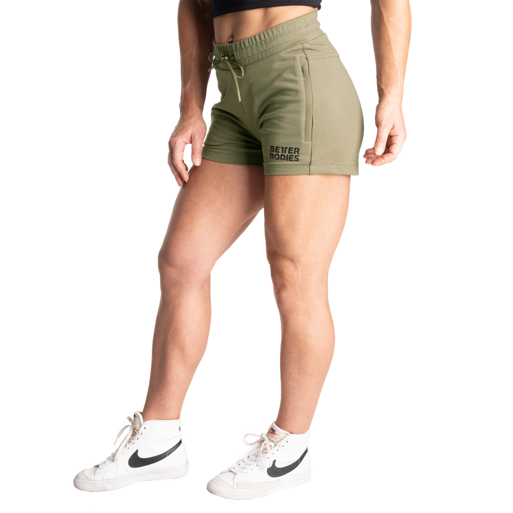 Better Bodies Empire Sweatshorts, Washed Green