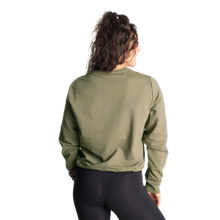 Better Bodies Empire Cropped Crew,Washed Green