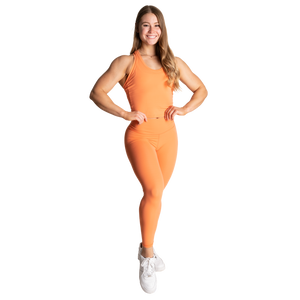 Better Bodies Core Leggings, Coral Orange