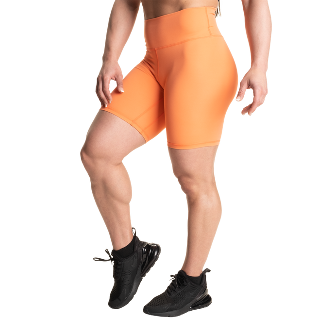 Better Bodies Core Biker Shorts, Cool Orange