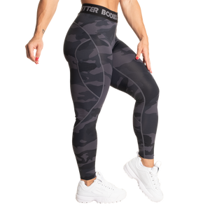 Better Bodies Highbridge Leggings V2, Dark Camo