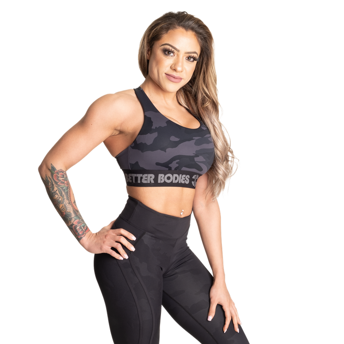 Better Bodies Classic Sports Bra, Dark Camo