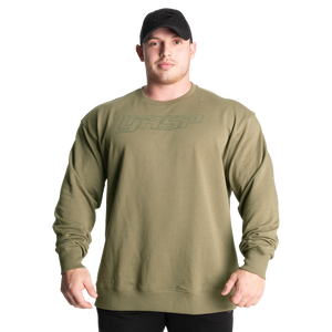 Gasp Division Crewneck, Washed Green