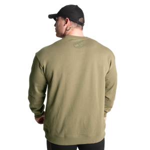 Gasp Division Crewneck, Washed Green