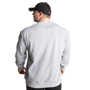 Gasp Division Crewneck, Grey Melange