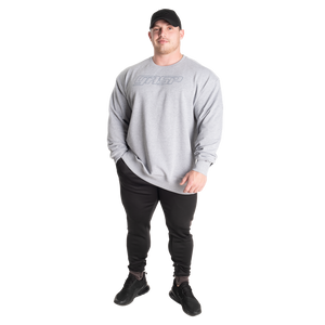 Gasp Division Crewneck, Grey Melange