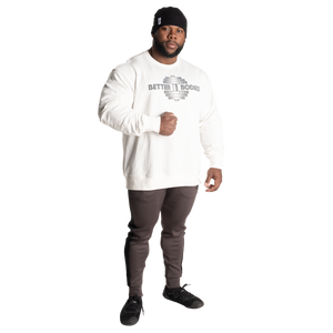 Better Bodies Union Crewneck, White