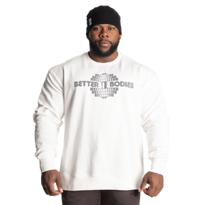 Better Bodies Union Crewneck, White