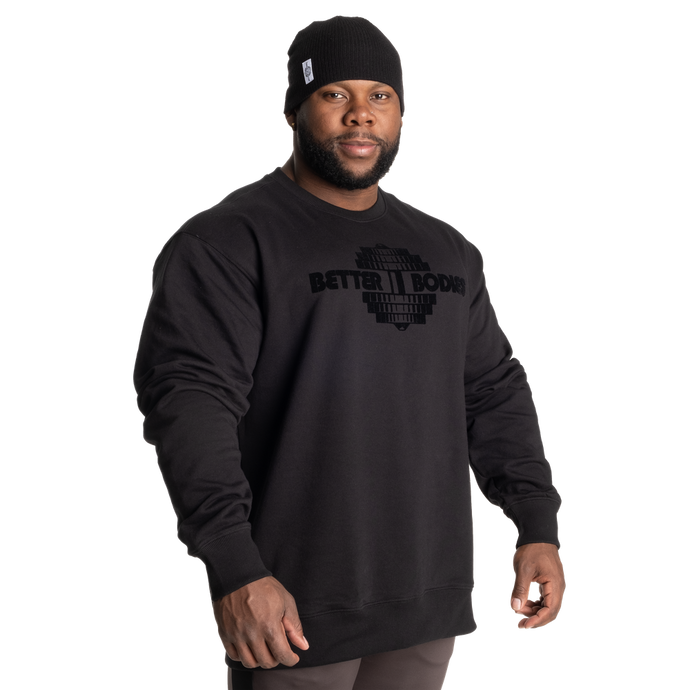 Better Bodies Union Crewneck, Black