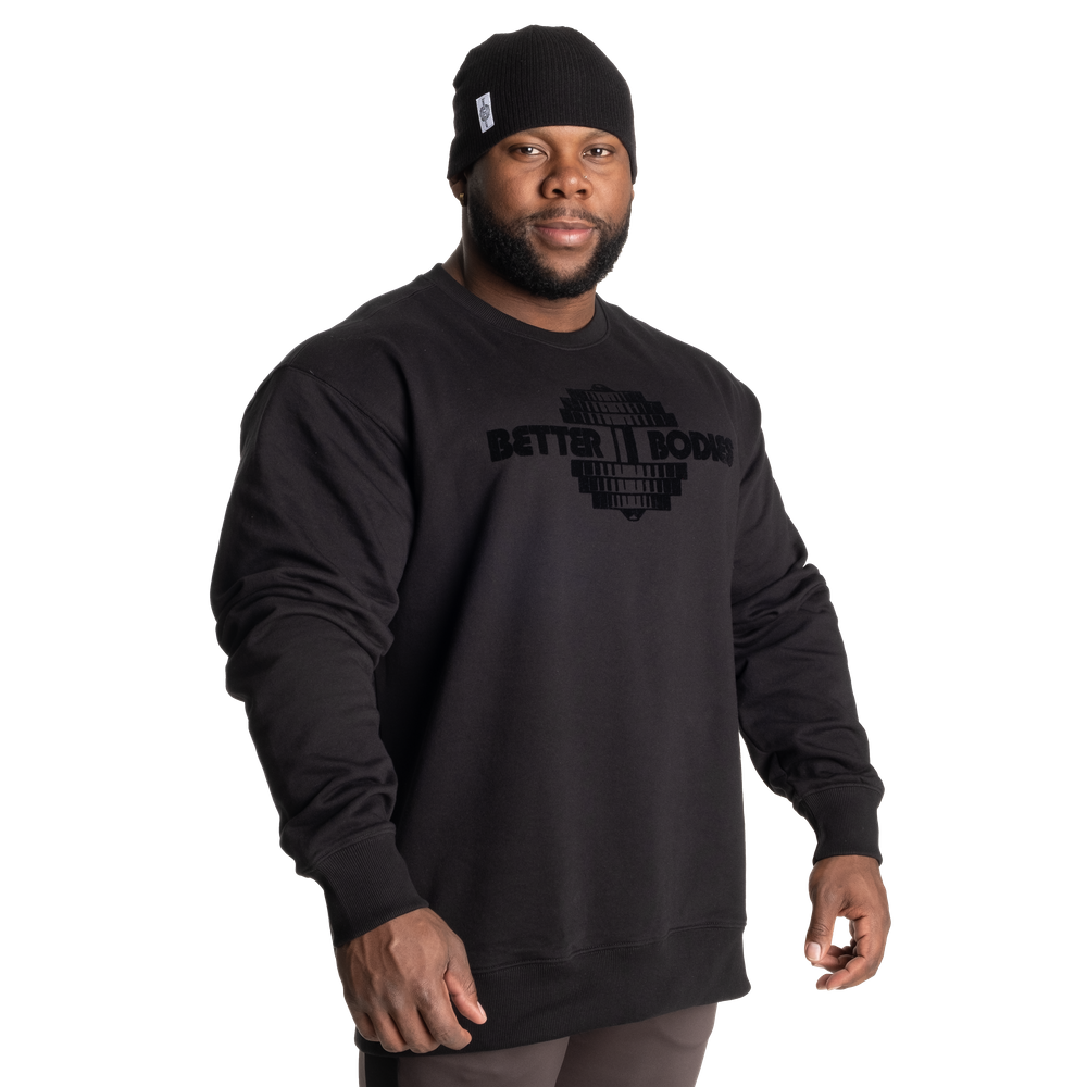 Better Bodies Union Crewneck, Black