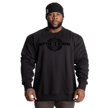 Better Bodies Union Crewneck, Black