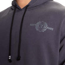 Better Bodies Washed Hoodie, Acid Sky Blue