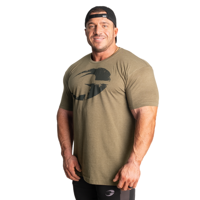 Gasp Cadet Tee Army Green Melange