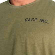 Gasp  Division Iron Tee Army Green Melange