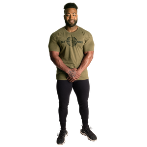 Better Bodies Recruit Tee, Army Green Melange