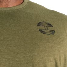 Better Bodies Union Iron Tee, Army Green Melange