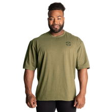 Better Bodies Union Iron Tee, Army Green Melange