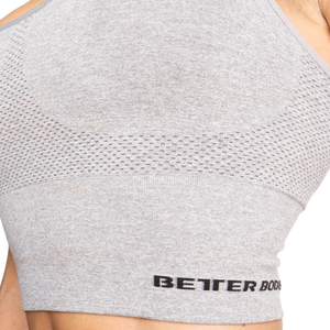 Better Bodies Astoria Seamless Bra, Light Grey Melange