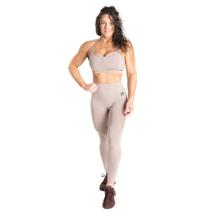 Better Bodies Astoria Seamless Short Bra, Warm sand melange