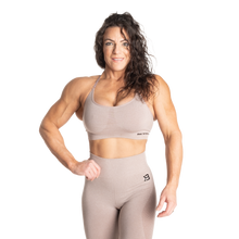 Better Bodies Astoria Seamless Short Bra, Warm sand melange