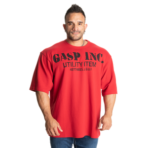 Gasp Iron thermal tee Chile Red