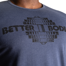 Better Bodies Recruit Tee, Sky Blue Melange