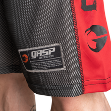 Gasp No1 mesh shorts Black/Red