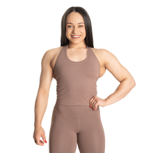 Better Bodies Core Crop T-back, Warm Sand