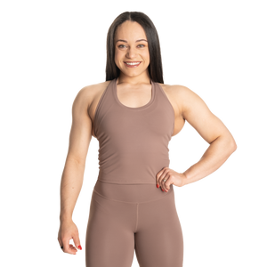 Better Bodies Core Crop T-back, Warm Sand