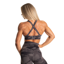 Better Bodies Core Sports Bra, Charcoal Camo