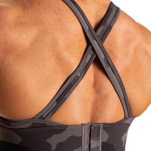 Better Bodies Core Sports Bra, Charcoal Camo