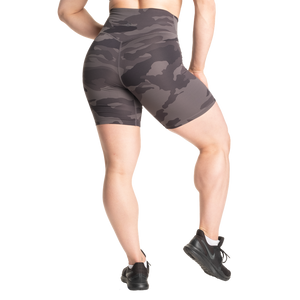 Better Bodies Core Biker Shorts, Charcoal Camo