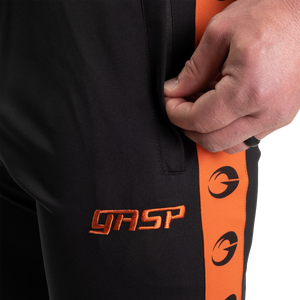 Gasp Track Suit Pants, Black/Flame