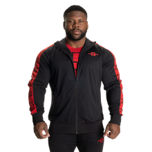 Better Bodies Bronx Track Jacket V2 , Black/Red